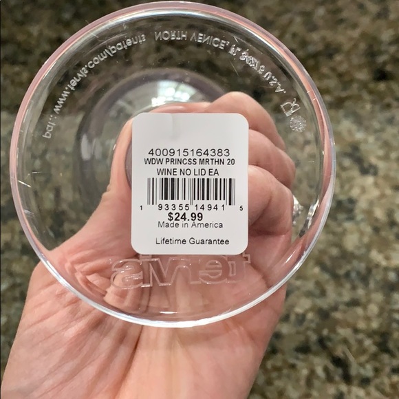 BNWT Tervis Plastic Princess Disney Wine Glass - Picture 4 of 6